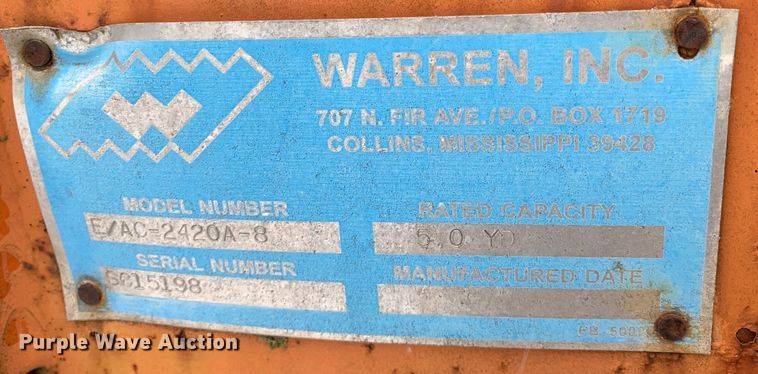 image for item LI9069 Warren E/AC 2420-8  spreader