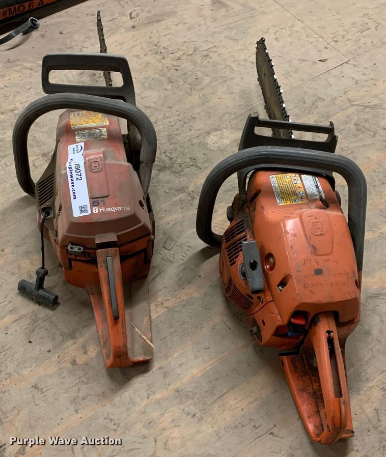 image for item LI9072 (2) Husqvarna chainsaws