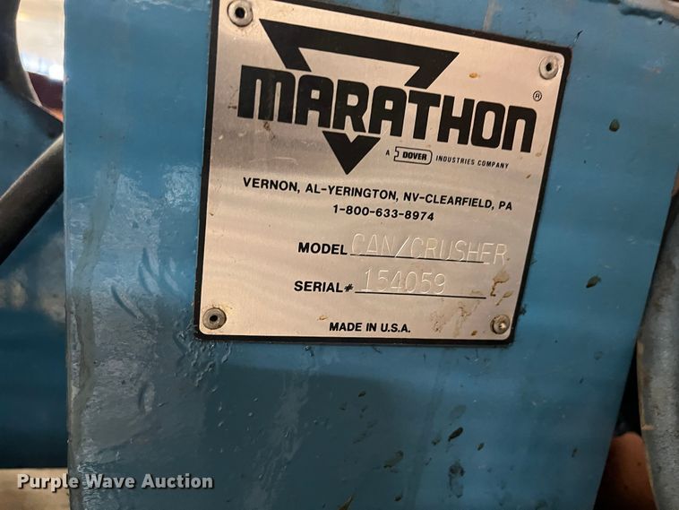 image for item LP9804 Marathon  can crusher