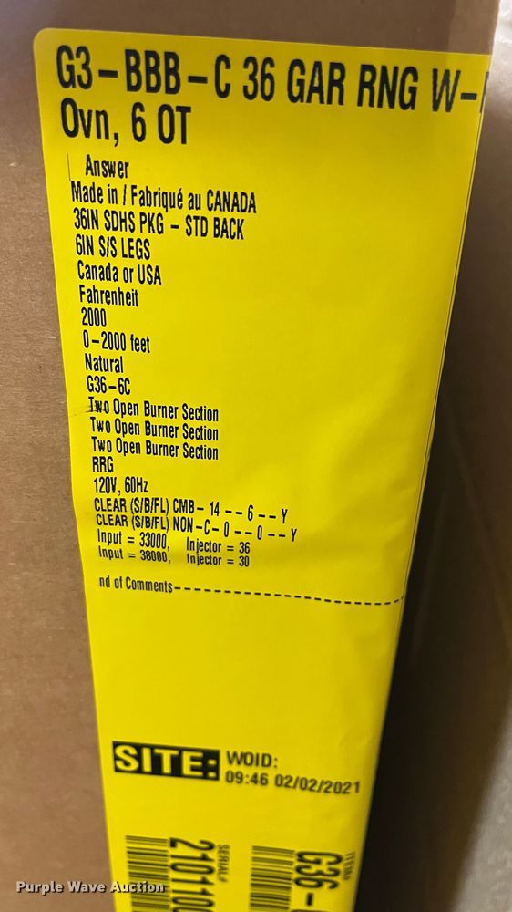 image for item LP9808 Garland  range