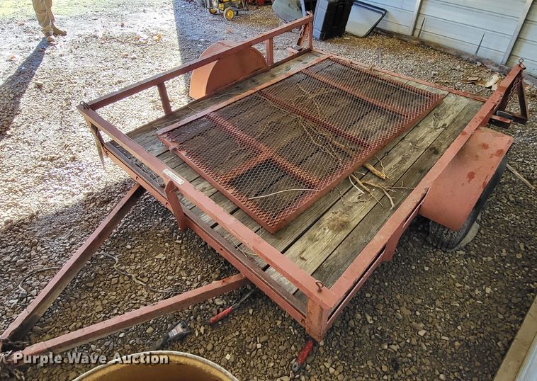 image for item LR9141 2022 Shop built  utility trailer