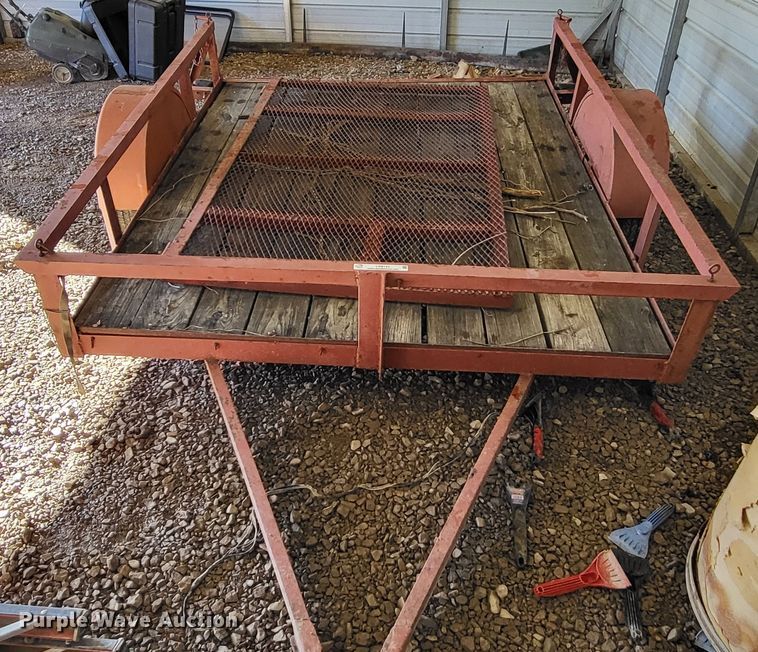 image for item LR9141 2022 Shop built  utility trailer