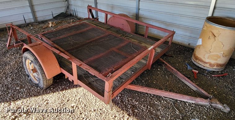 image for item LR9141 2022 Shop built  utility trailer