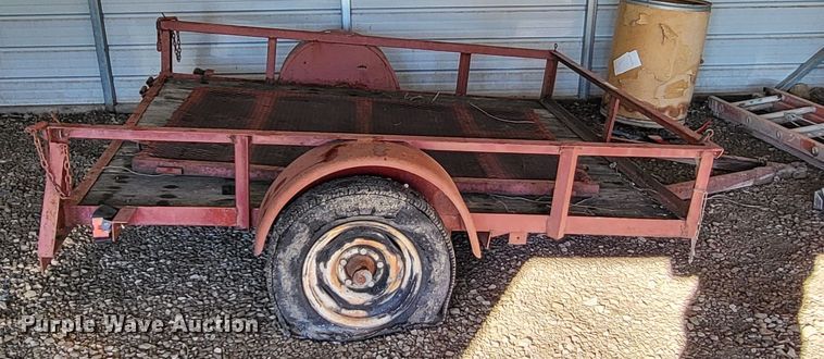 image for item LR9141 2022 Shop built  utility trailer