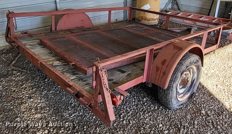 image for item LR9141 2022 Shop built  utility trailer