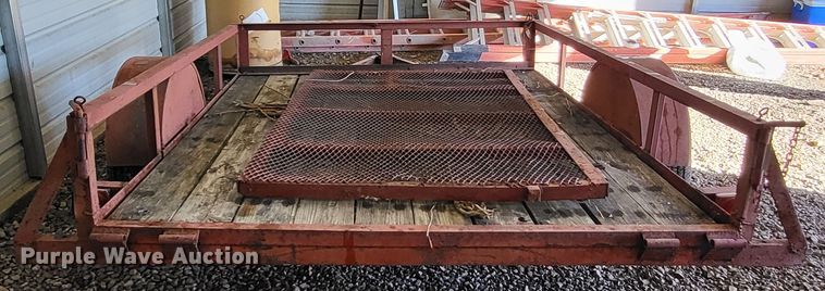 image for item LR9141 2022 Shop built  utility trailer