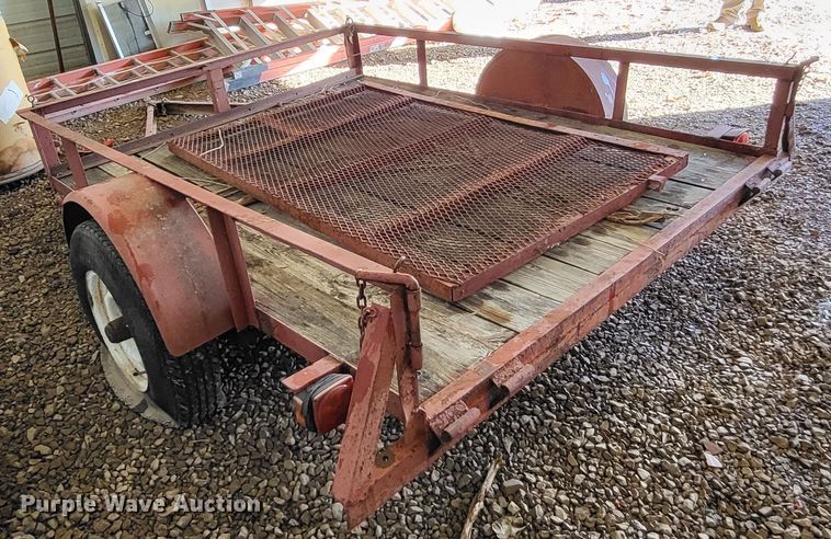 image for item LR9141 2022 Shop built  utility trailer