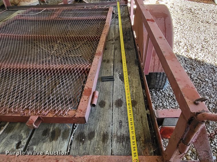 image for item LR9141 2022 Shop built  utility trailer