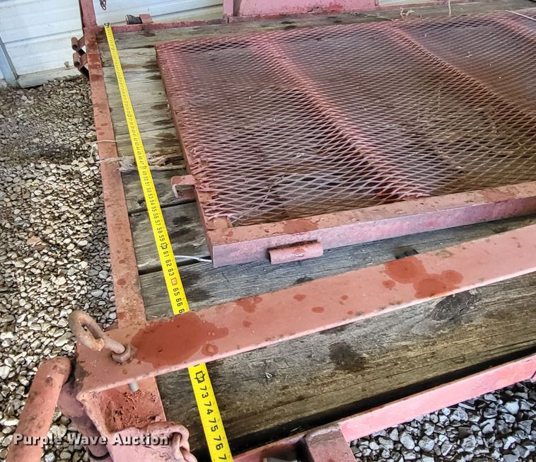 image for item LR9141 2022 Shop built  utility trailer