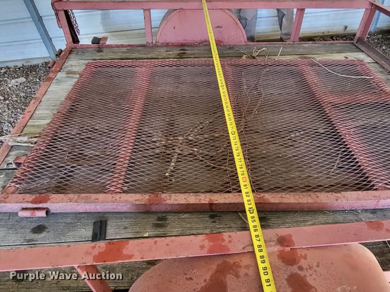 image for item LR9141 2022 Shop built  utility trailer