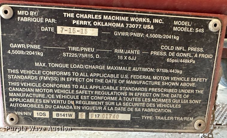 image for item LT9361 2015 Ditch Witch FX20  vacuum excavator