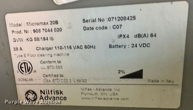 image for item LT9403 (2) floor sweepers