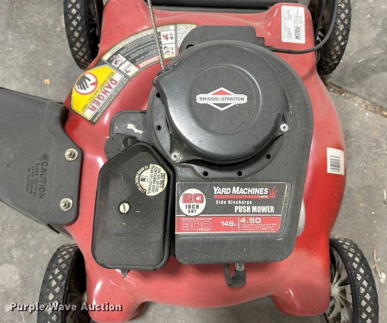 image for item LT9405 Yard Machines  lawn mower