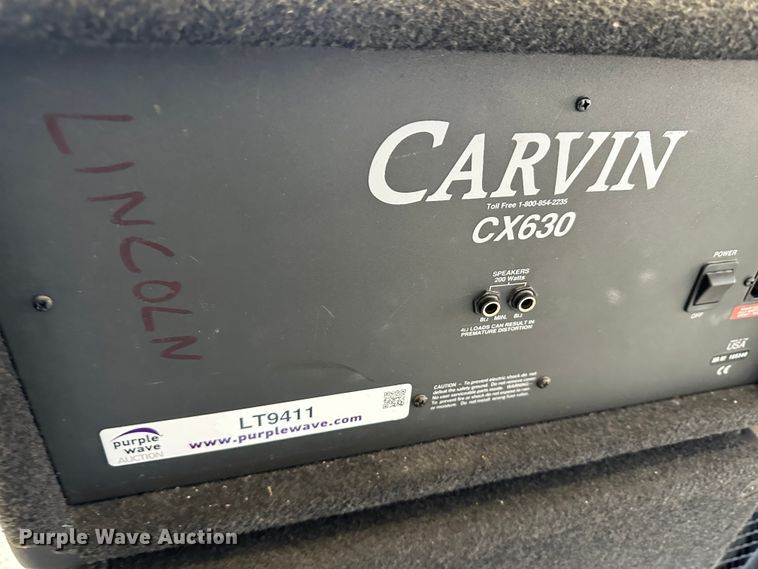image for item LT9411 Carvin  sound system