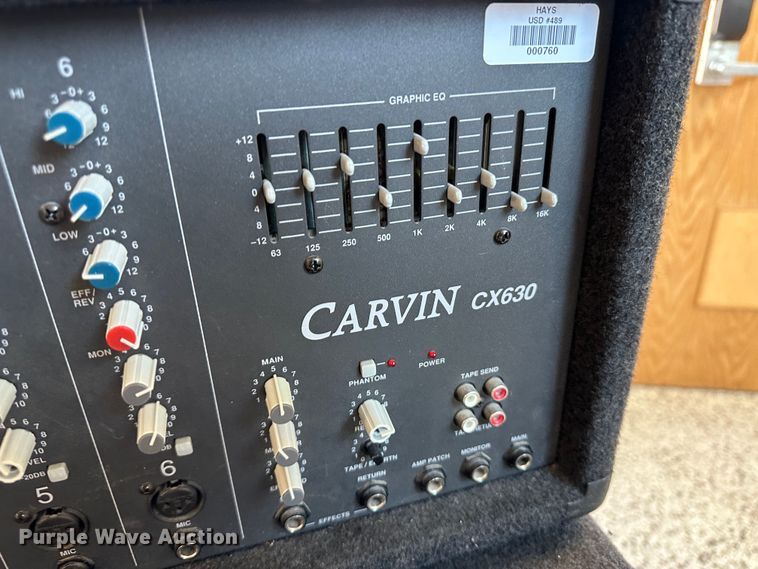 image for item LT9411 Carvin  sound system