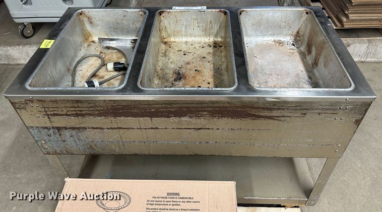 image for item LT9413 Duke  three well food warmer