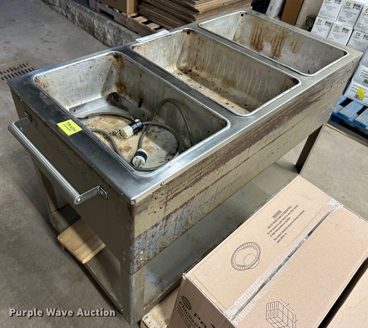 image for item LT9413 Duke  three well food warmer