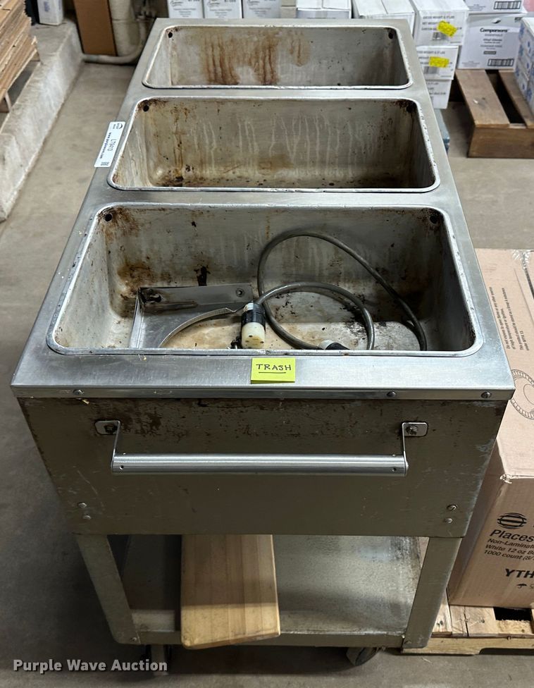 image for item LT9413 Duke  three well food warmer