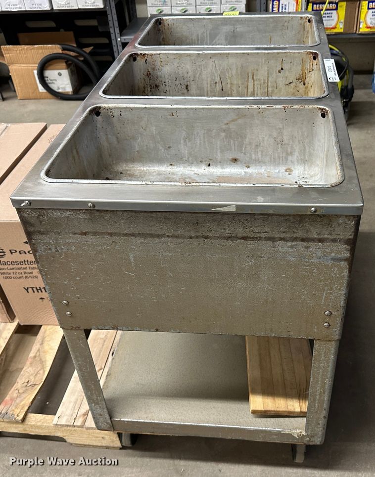 image for item LT9413 Duke  three well food warmer