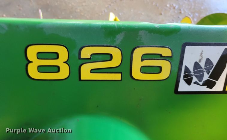 image for item LX9297 John Deere 826  snow blower