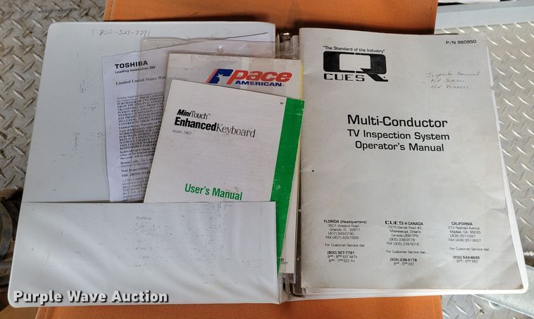 image for item LX9299 1998 Pace American CS610SA  sewer inspection trailer