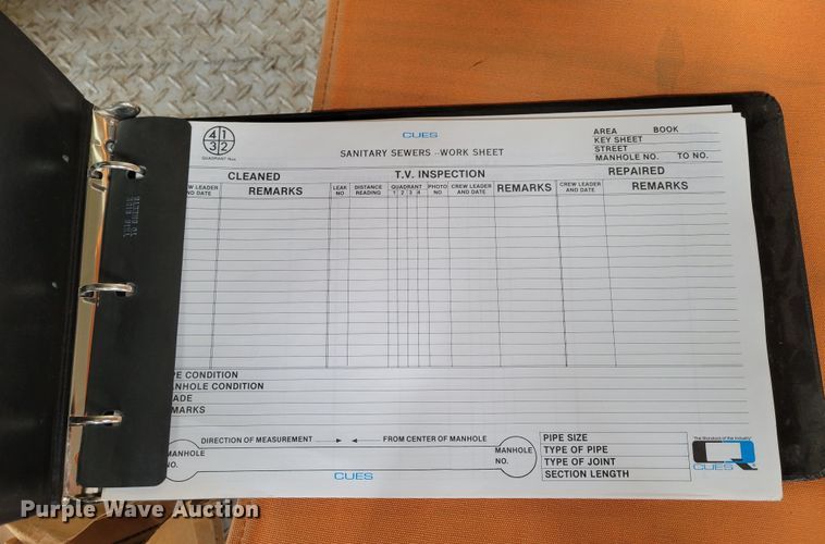 image for item LX9299 1998 Pace American CS610SA  sewer inspection trailer