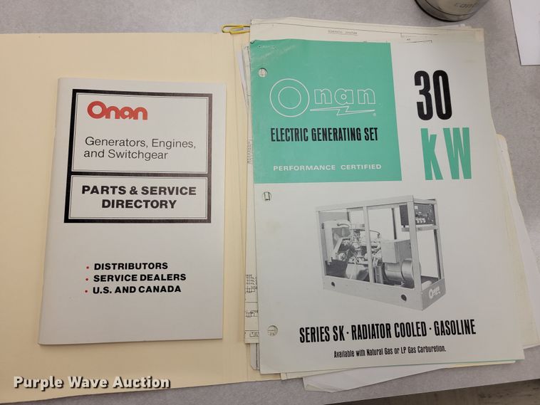 image for item LX9301 2010 Onan 30SK  generator