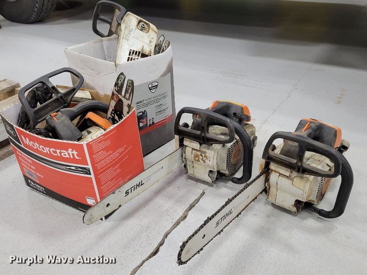 image for item LY9957 (2) Stihl MS201T chainsaws