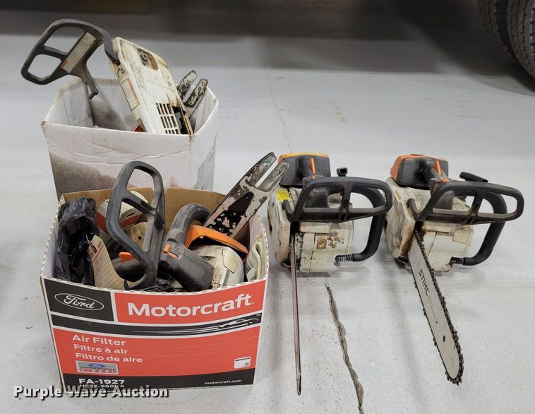 image for item LY9957 (2) Stihl MS201T chainsaws