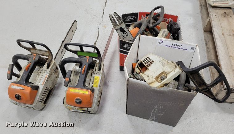 image for item LY9957 (2) Stihl MS201T chainsaws
