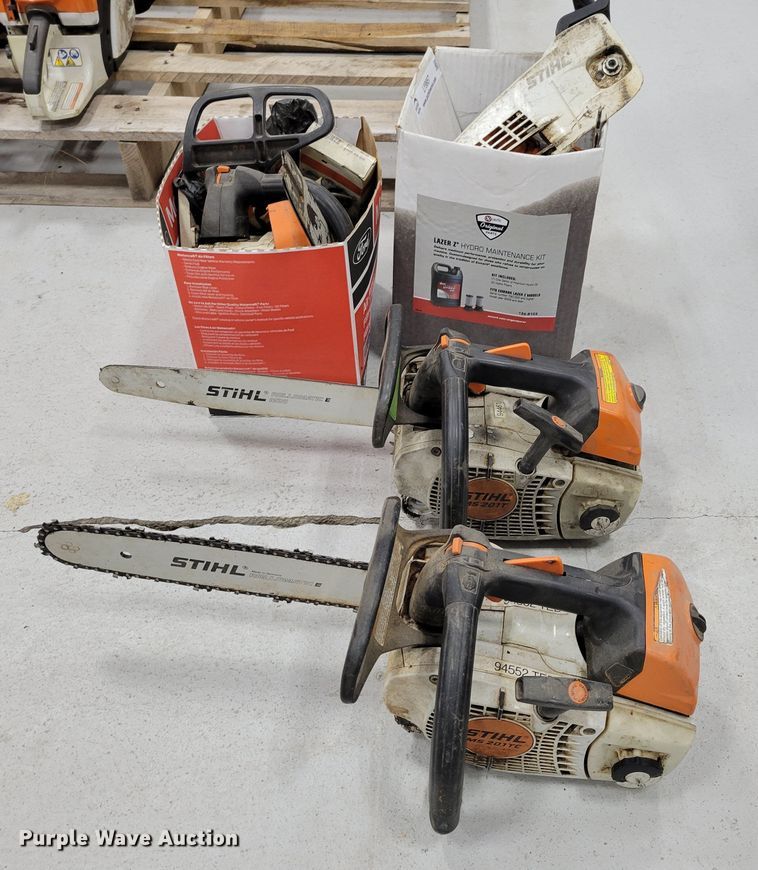 image for item LY9957 (2) Stihl MS201T chainsaws