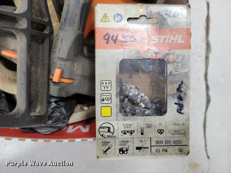 image for item LY9957 (2) Stihl MS201T chainsaws