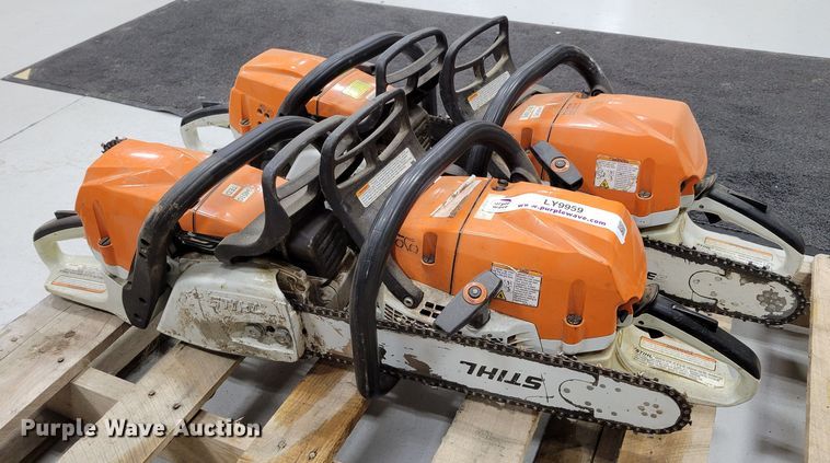 image for item LY9959 (4) Stihl chainsaws