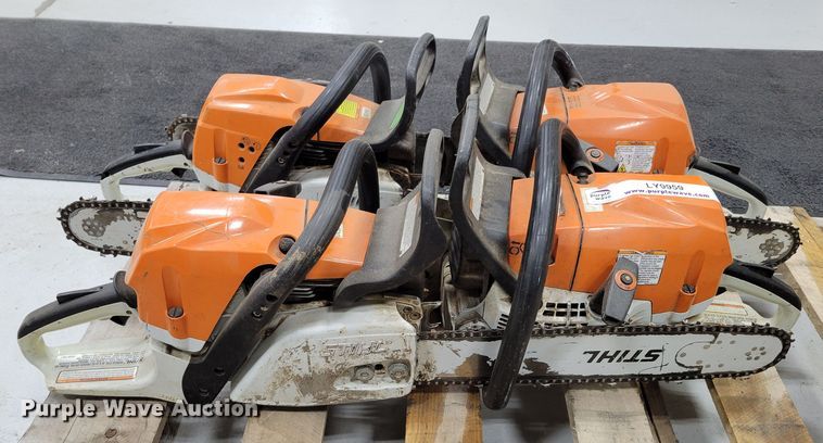 image for item LY9959 (4) Stihl chainsaws