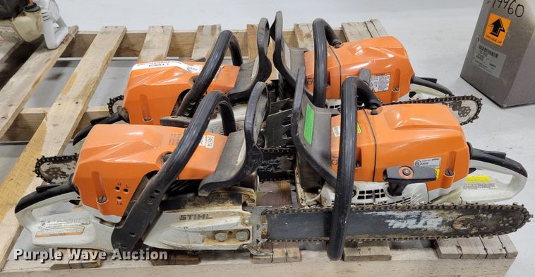 image for item LY9959 (4) Stihl chainsaws
