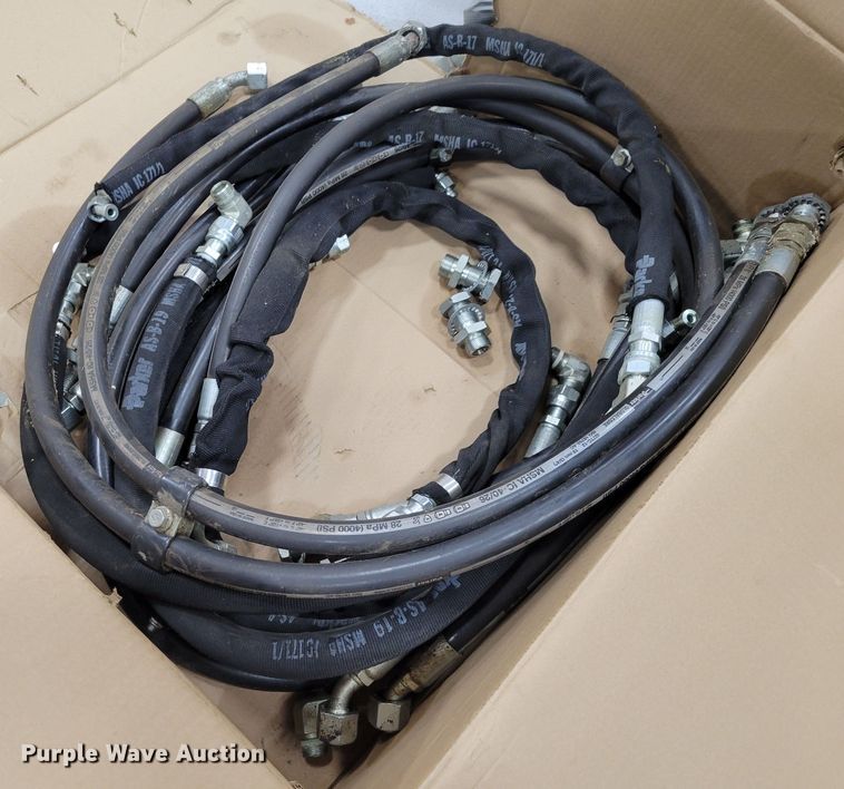 image for item LY9964 Approximately 15 hydraulic hoses