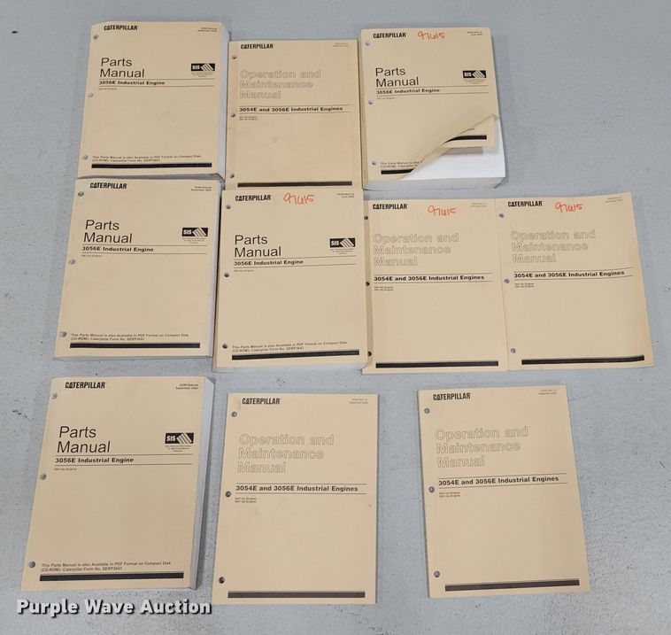 image for item LY9967 (10) Caterpillar 3056E engine manuals