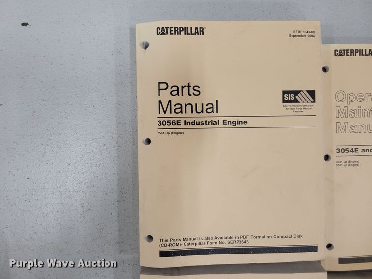 image for item LY9967 (10) Caterpillar 3056E engine manuals