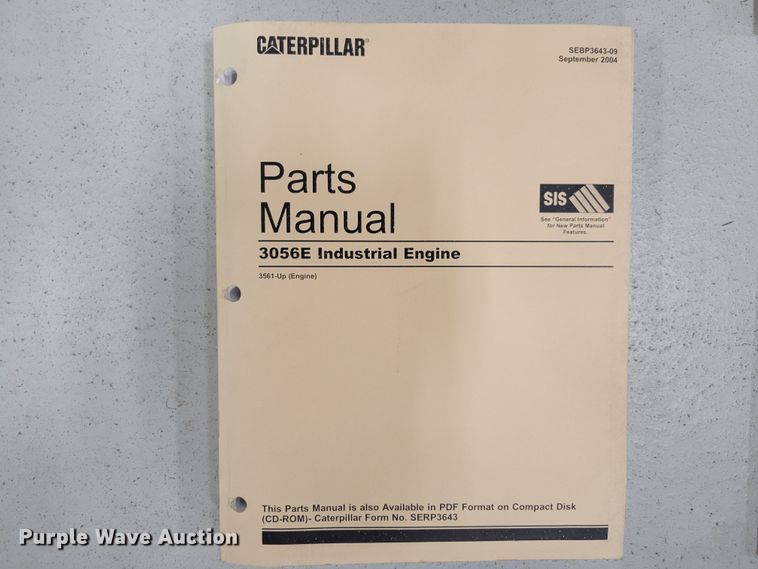 image for item LY9967 (10) Caterpillar 3056E engine manuals