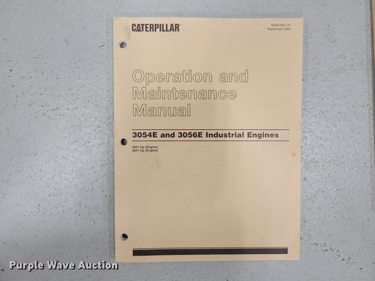 image for item LY9967 (10) Caterpillar 3056E engine manuals