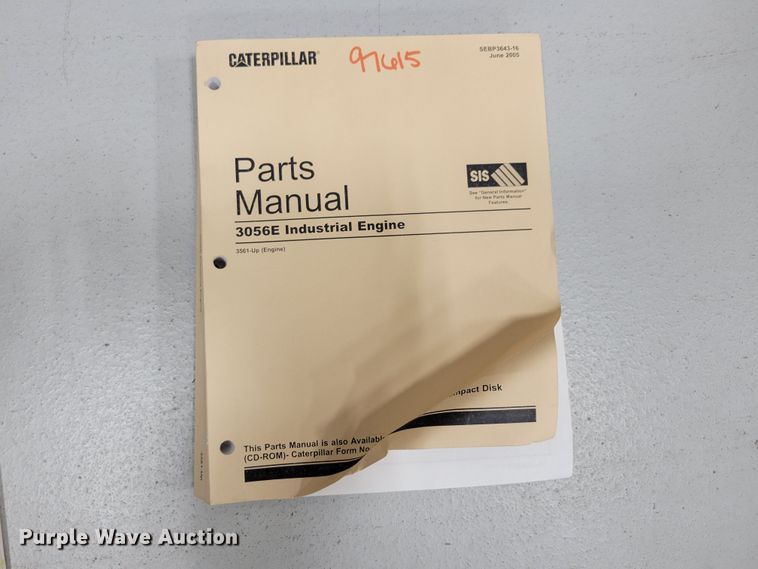image for item LY9967 (10) Caterpillar 3056E engine manuals
