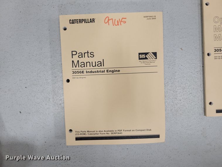 image for item LY9967 (10) Caterpillar 3056E engine manuals