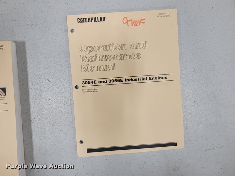 image for item LY9967 (10) Caterpillar 3056E engine manuals