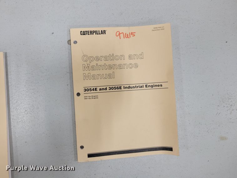image for item LY9967 (10) Caterpillar 3056E engine manuals