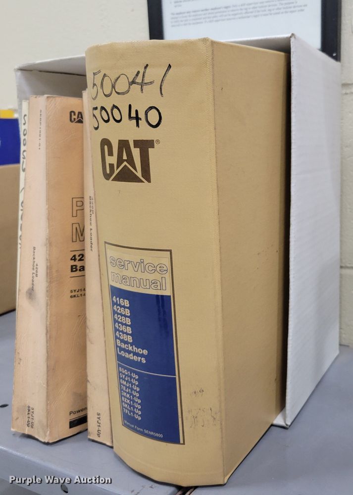 image for item LY9968 (4) Caterpillar backhoe manuals