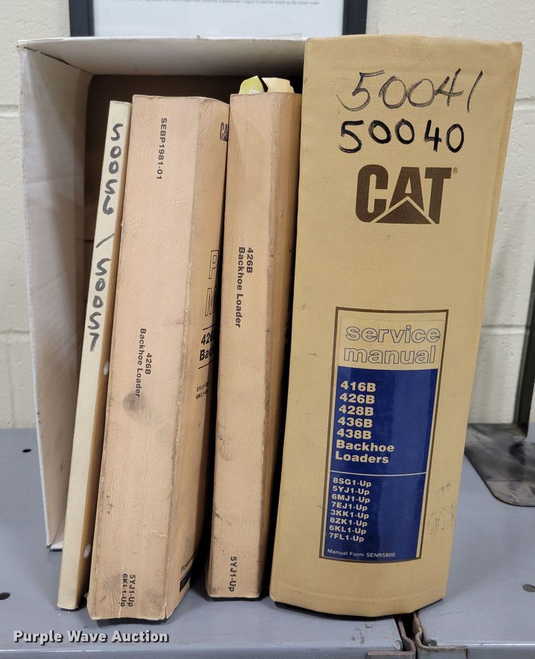 image for item LY9968 (4) Caterpillar backhoe manuals