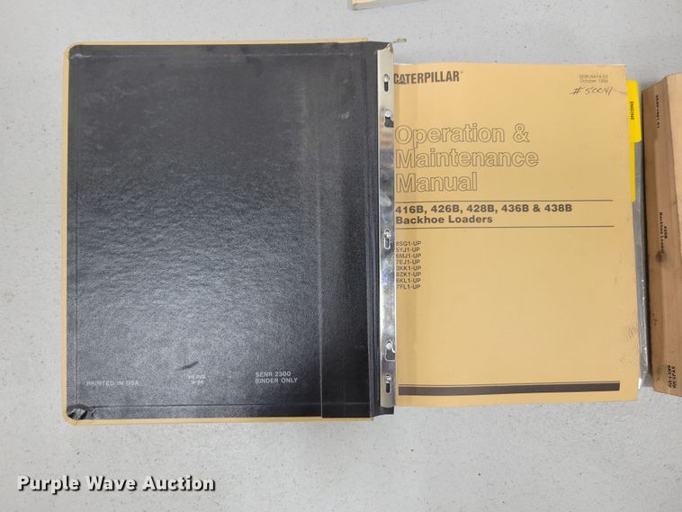 image for item LY9968 (4) Caterpillar backhoe manuals