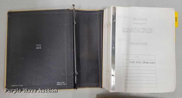 image for item LY9969 (4) manuals