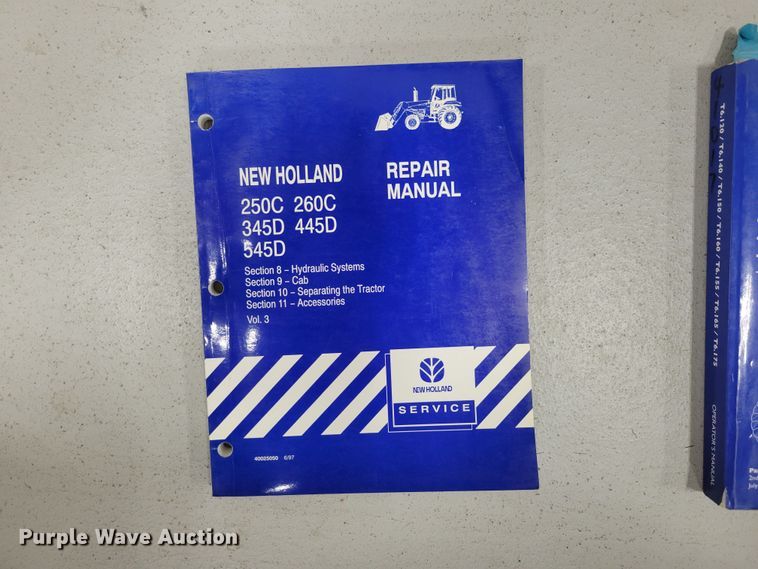 image for item LY9971 (6) New Holland tractor manuals