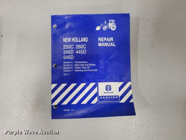 image for item LY9971 (6) New Holland tractor manuals